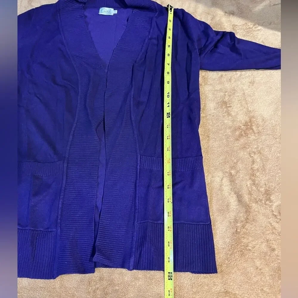 Cielo Cardigan with pockets Purple Women’s Size Medium Beautiful color